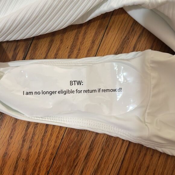 Andie The Marco One Piece Rib Swimsuit White Size M‎ NWT - Picture 5 of 7